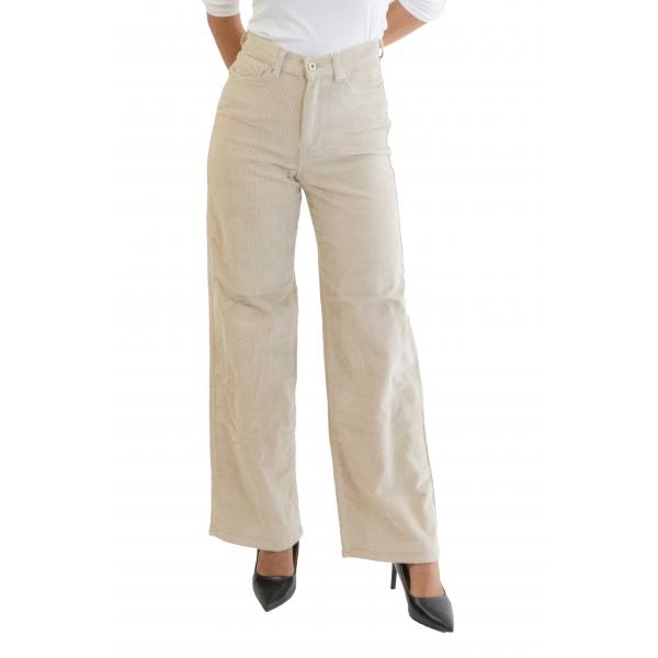 Pantalone palazzo in velluto Only 